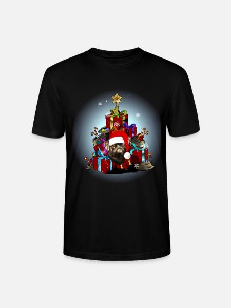 Brabant dwarf griffon - Stanley/Stella CRAFTER Unisex Organic T-Shirt - black