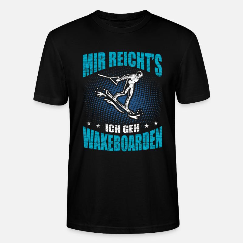 Wakeboarder - Stanley/Stella Unisex Bio-T-Shirt CRAFTER - Schwarz