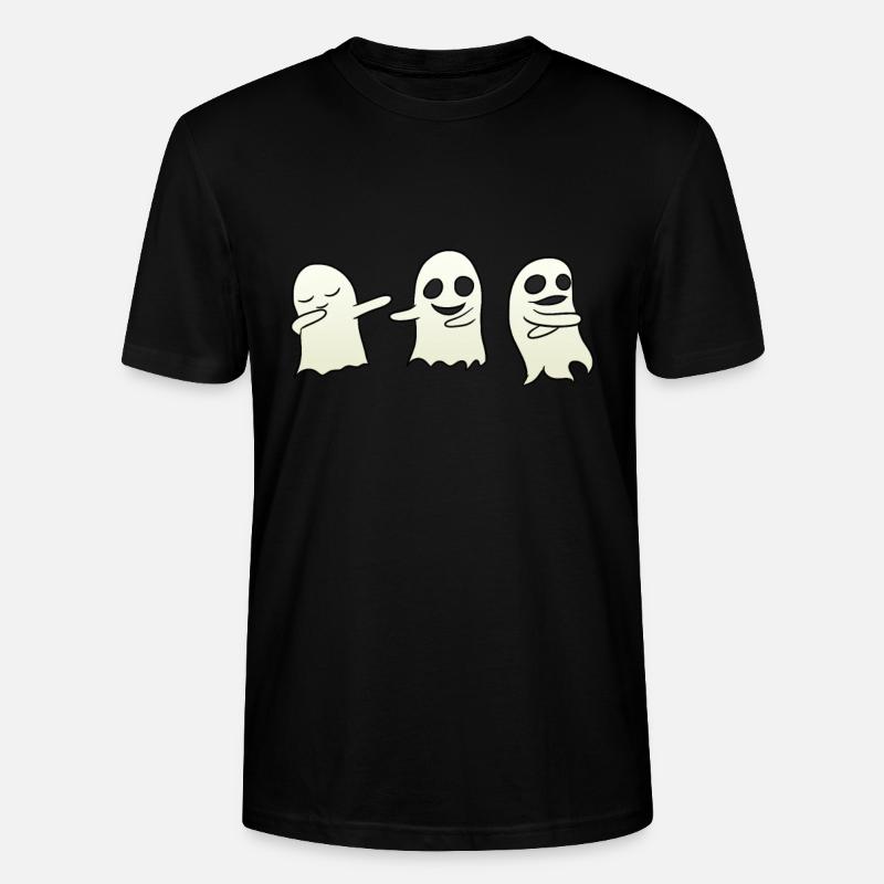 Dancing Ghost - Stanley/Stella Unisex Bio-T-Shirt CRAFTER - Schwarz