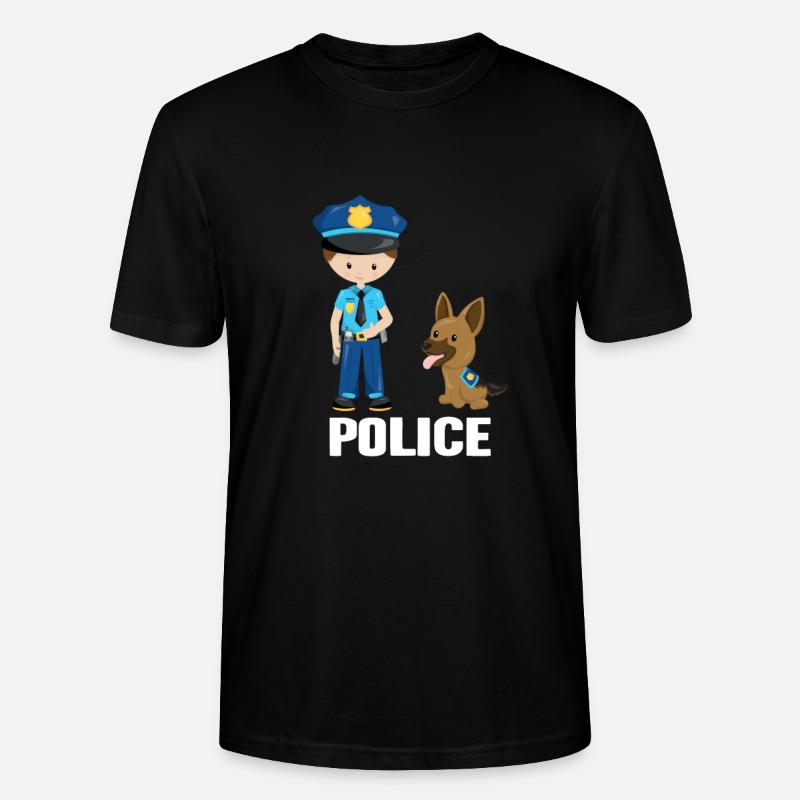 Polizei - Stanley/Stella Unisex Bio-T-Shirt CRAFTER - Schwarz