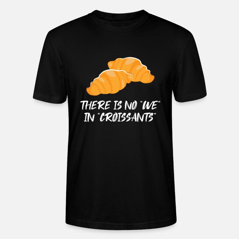 Croissants - Stanley/Stella Unisex Bio-T-Shirt CRAFTER - Schwarz