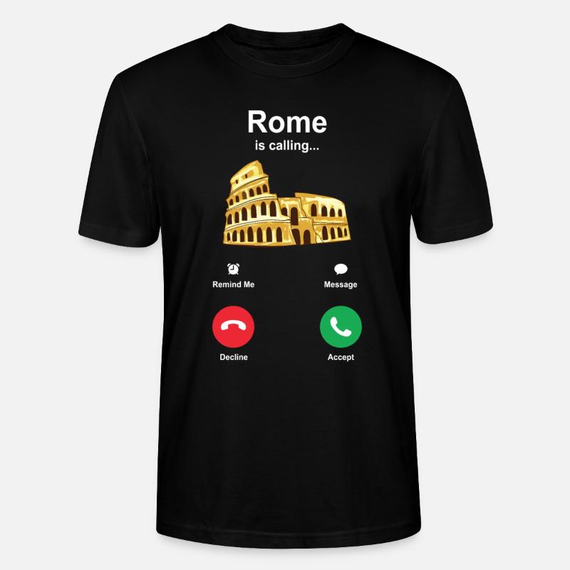 Rom - Stanley/Stella Unisex Bio-T-Shirt CRAFTER - Schwarz