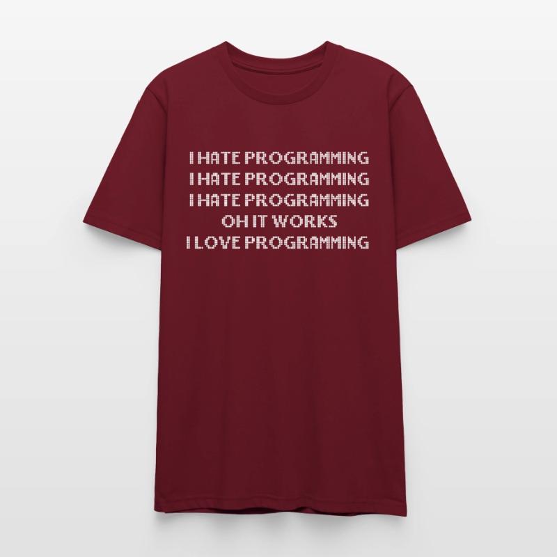I Hate Programming Programmer Programmer Stanley/Stella CRAFTER Unisex Organic T-Shirt