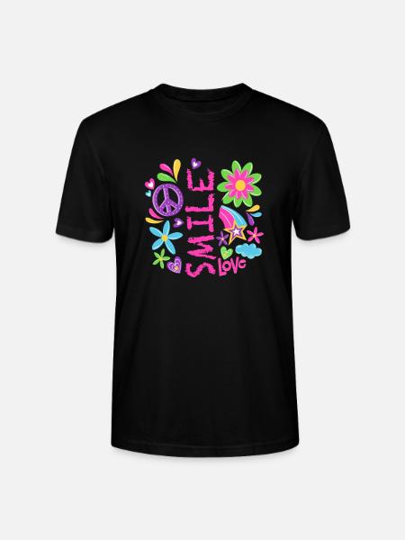 Cooles Friedenszeichen Design - Stanley/Stella Unisex Bio-T-Shirt CRAFTER - Schwarz