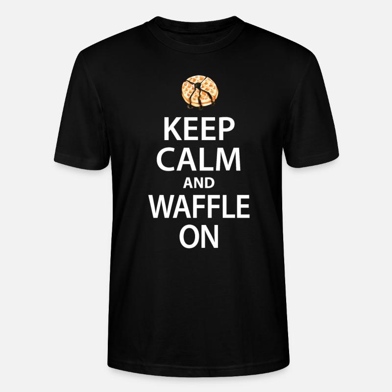 Waffel - Stanley/Stella Unisex Bio-T-Shirt CRAFTER - Schwarz