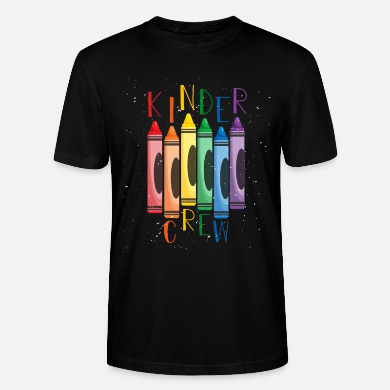 Kindergarten Vorschule - Stanley/Stella Unisex Bio-T-Shirt CRAFTER - Schwarz