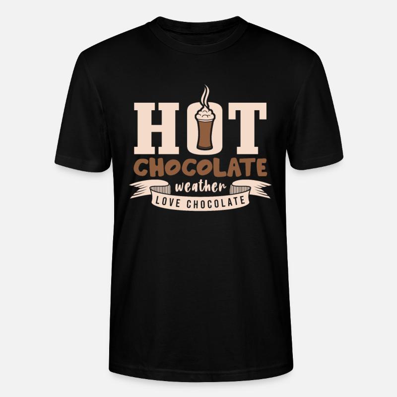 Chocolat chaud Kaba cacao - T-shirt bio CRAFTER Stanley Stella Unisexe - noir