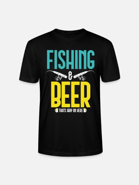 pêche pêche - T-shirt bio CRAFTER Stanley Stella Unisexe - noir