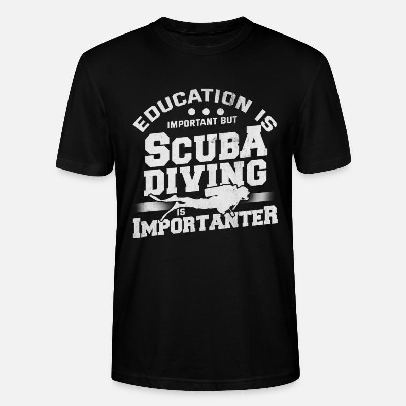 Scuba Diving - Stanley/Stella Unisex Bio-T-Shirt CRAFTER - Schwarz