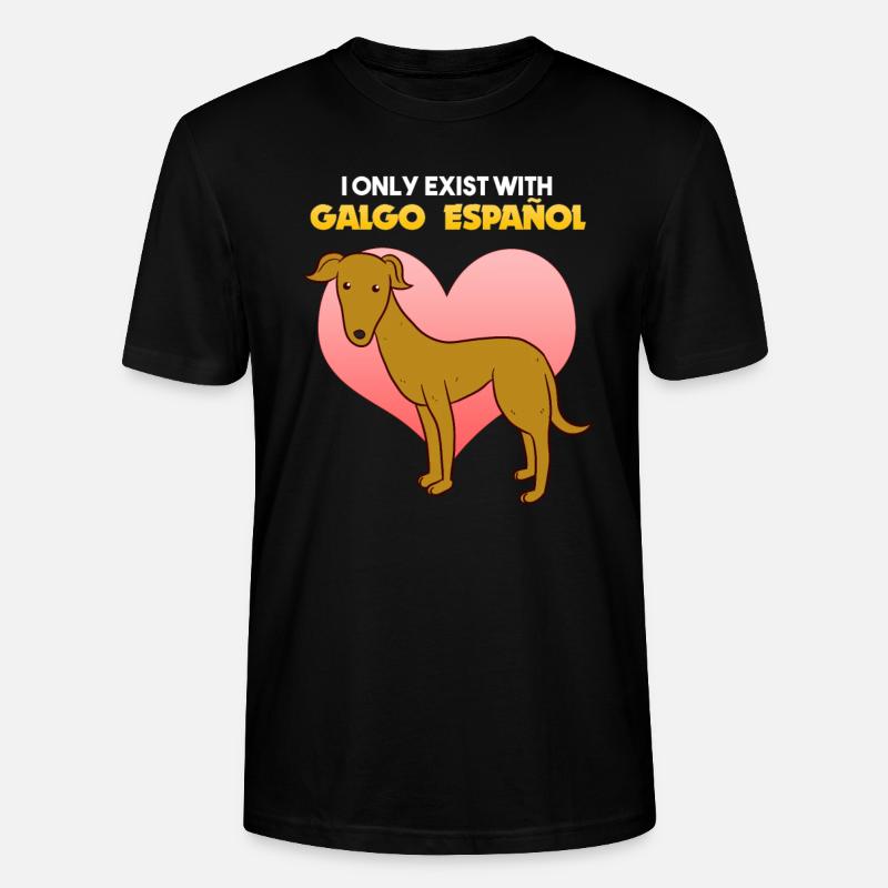 Galgo Español - Stanley/Stella Unisex Bio-T-Shirt CRAFTER - Schwarz