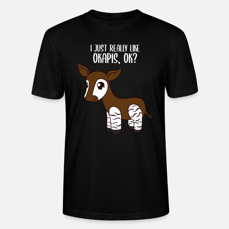 Okapi - Stanley/Stella Unisex Bio-T-Shirt CRAFTER - Schwarz