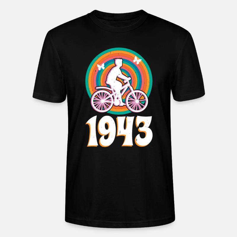 1945 Hoffmann LSD Entdeckung - Stanley/Stella Unisex Bio-T-Shirt CRAFTER - Schwarz