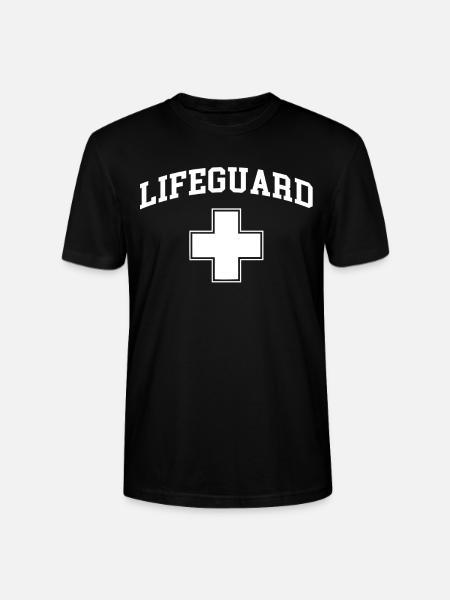 Livredder Rødfarvet skjorte Hvid Cross Halloween Nu - Stanley Stella CRAFTER unisex økologisk-T-shirt - sort
