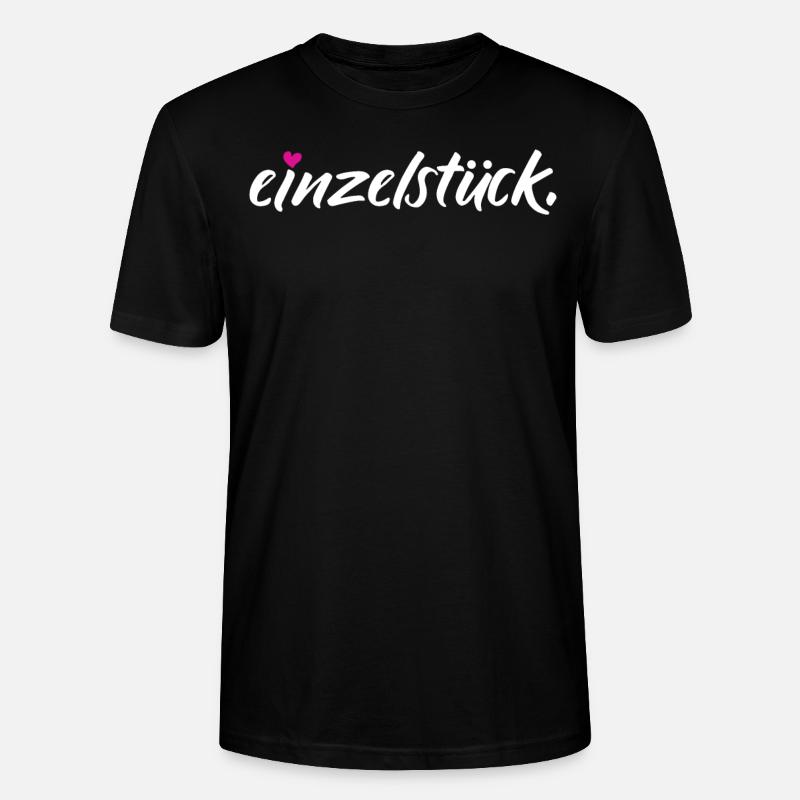 Einzelstück Spruch Witzig - Stanley/Stella Unisex Bio-T-Shirt CRAFTER - Schwarz