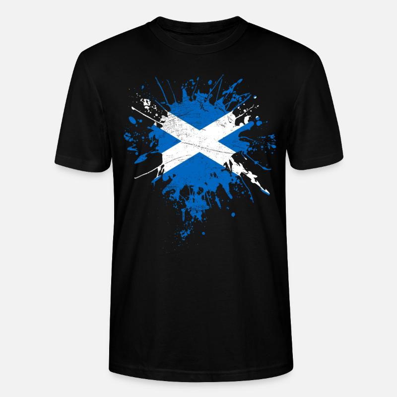 Drapeau de l’Écosse - T-shirt bio CRAFTER Stanley Stella Unisexe - noir