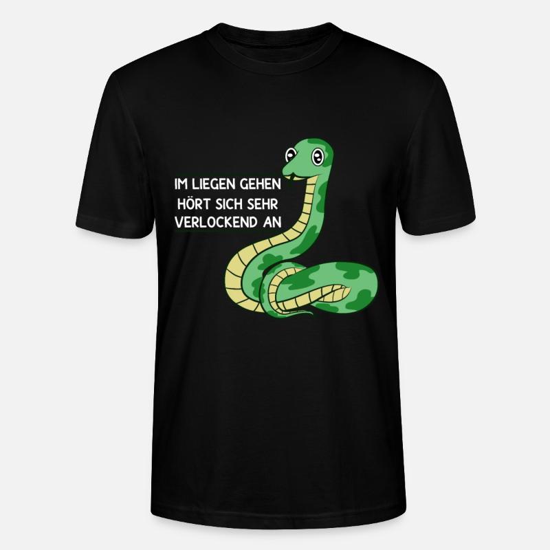 Cadeau d'éleveur de serpent - T-shirt bio CRAFTER Stanley Stella Unisexe - noir