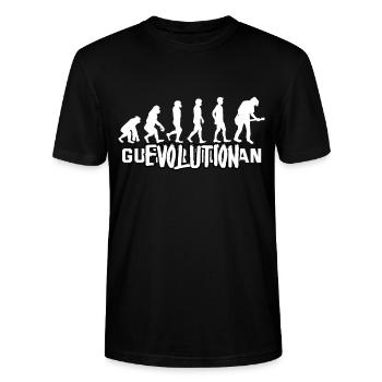 Guitarist - Stanley/Stella CRAFTER Unisex Organic T-Shirt - black - Front - Alina (178cm) & Michal (187cm)