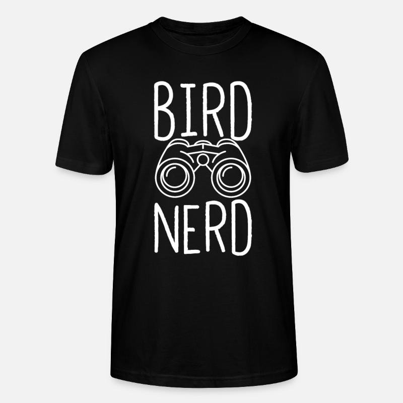 Bird Nerd Vogelbesitzer Vogelzucht Vogel - Stanley/Stella Unisex Bio-T-Shirt CRAFTER - Schwarz