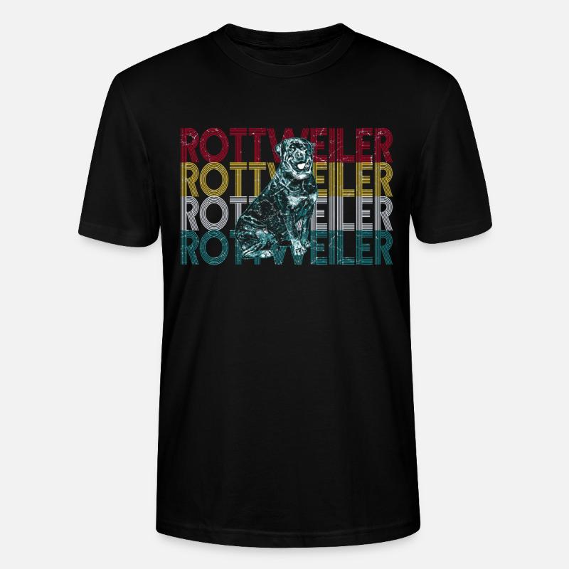 Rottweiler - Stanley/Stella Unisex Bio-T-Shirt CRAFTER - Schwarz