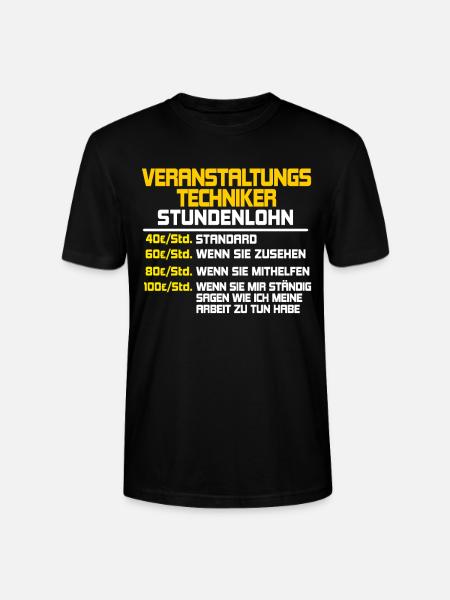 Veranstaltungstechniker Tontechniker Geschenk - Stanley/Stella Unisex Bio-T-Shirt CRAFTER - Schwarz