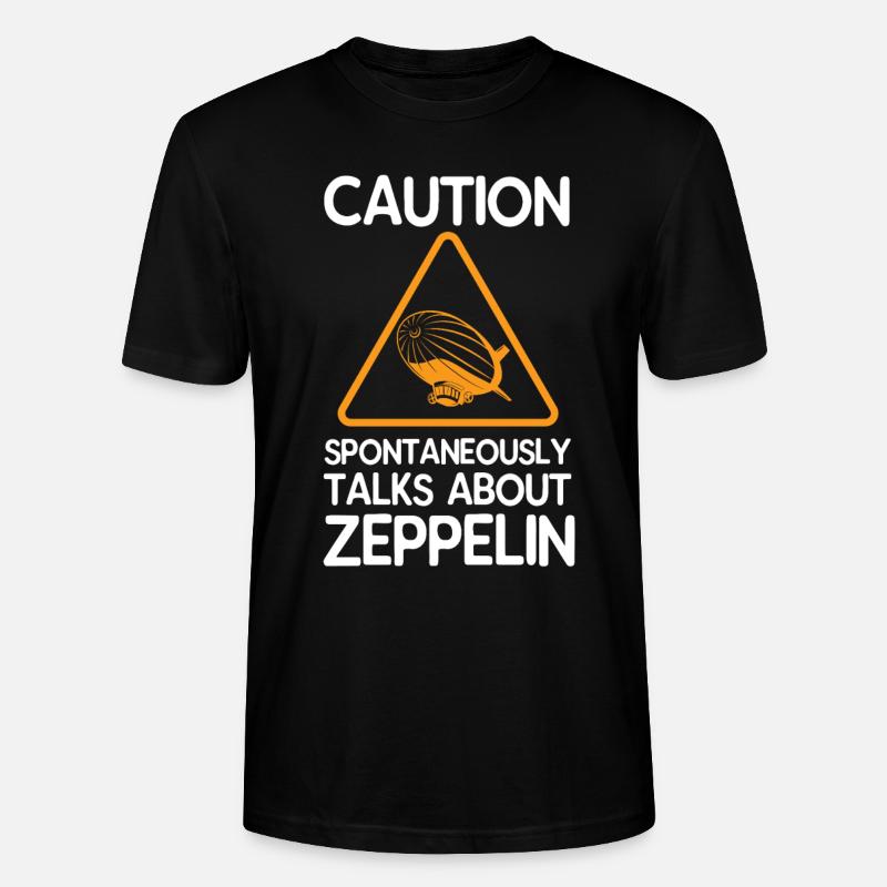 Zeppelin - Stanley/Stella Unisex Bio-T-Shirt CRAFTER - Schwarz