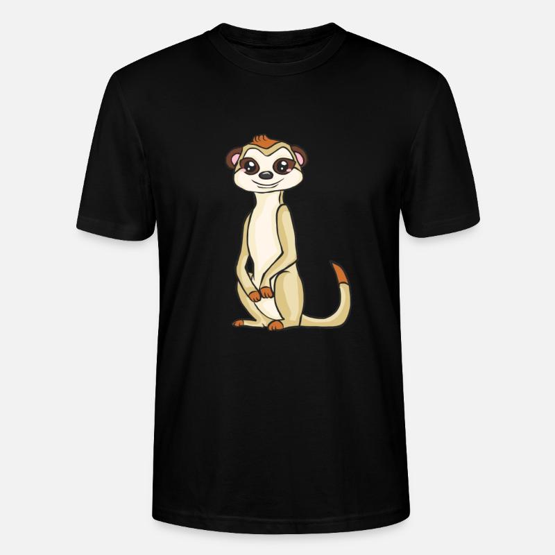 Erdmännchen - Stanley/Stella Unisex Bio-T-Shirt CRAFTER - Schwarz
