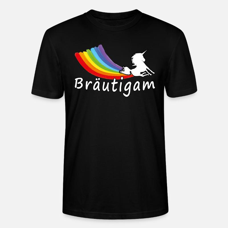 Bräutigam - Stanley/Stella Unisex Bio-T-Shirt CRAFTER - Schwarz
