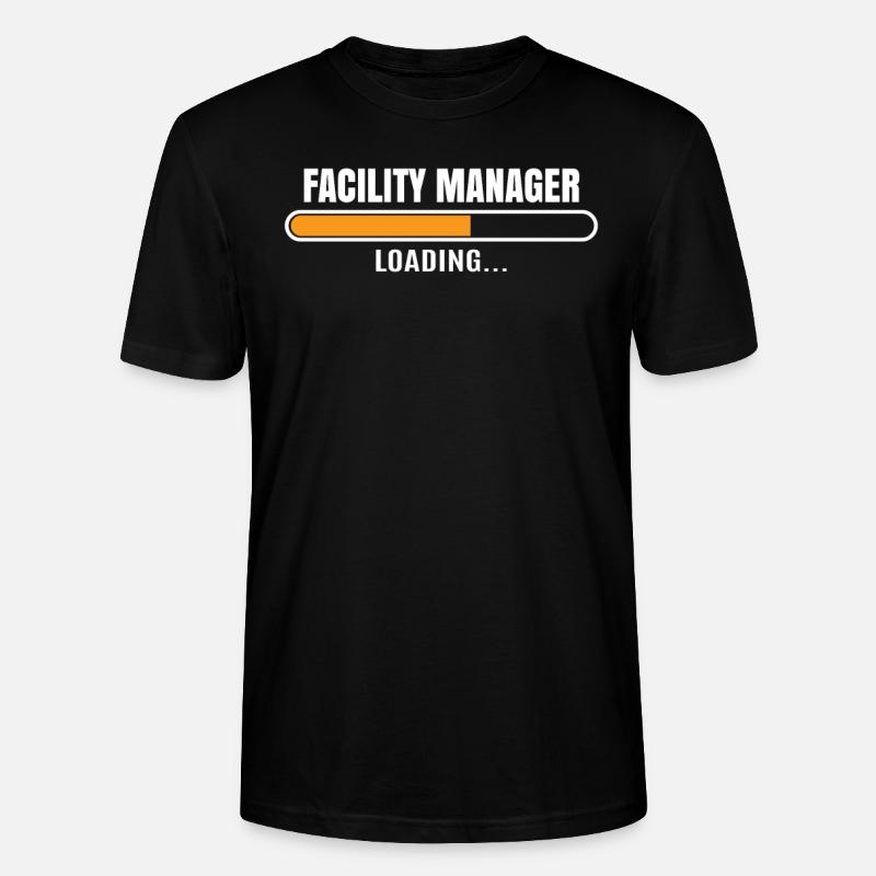 Facility Manager Beruf Mitarbeiterin Geschenkidee - Stanley/Stella Unisex Bio-T-Shirt CRAFTER - Schwarz