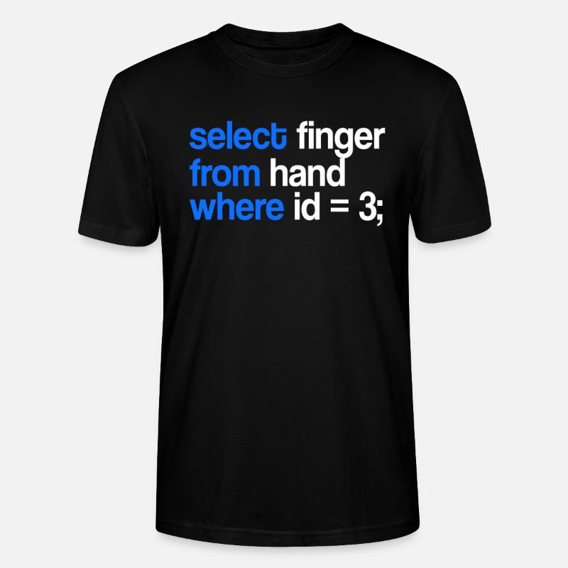 Informatiker Hardware Software Geschenk - Stanley/Stella Unisex Bio-T-Shirt CRAFTER - Schwarz
