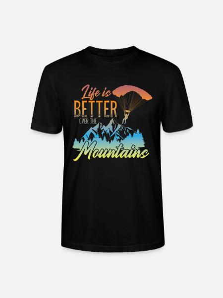 Paragliding paraglider paraglider paraglider - Stanley/Stella CRAFTER Unisex Organic T-Shirt - black