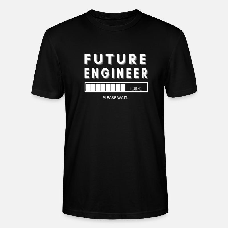Engineer graduation student engineer - Stanley/Stella CRAFTER Unisex Organic T-Shirt - black