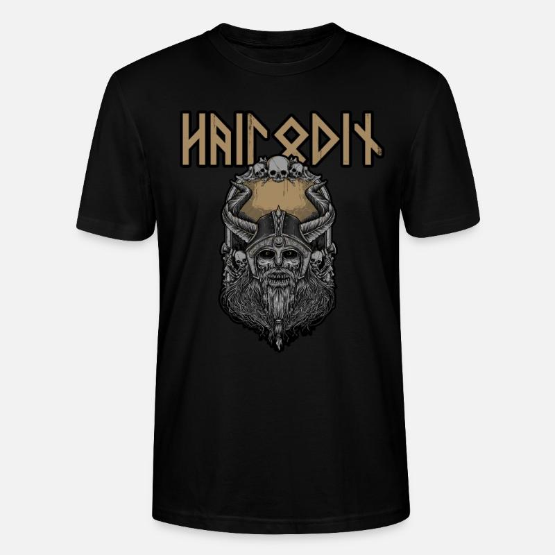 Odin-Wikinger - Stanley/Stella Unisex Bio-T-Shirt CRAFTER - Schwarz