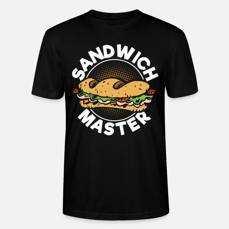 Sandwich Master - Stanley/Stella Unisex Bio-T-Shirt CRAFTER - Schwarz