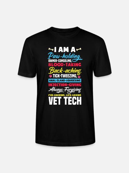 Funny vet nurse gift - Stanley/Stella CRAFTER Unisex Organic T-Shirt - black