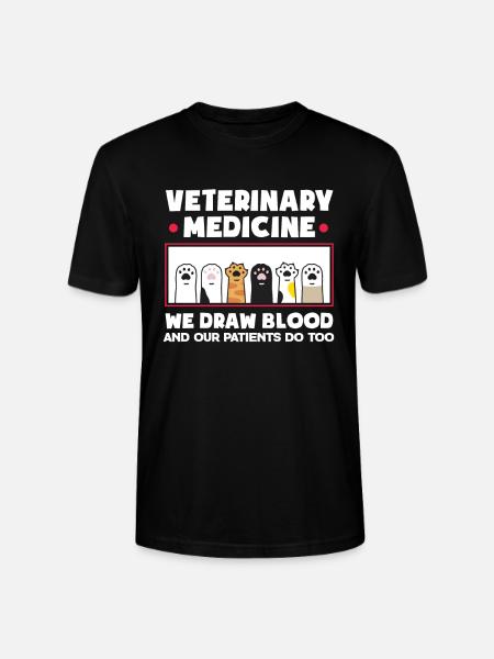 Funny vet nurse gift - Stanley/Stella CRAFTER Unisex Organic T-Shirt - black