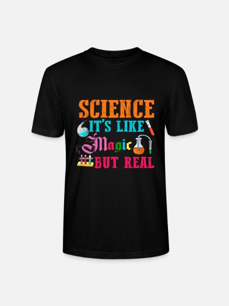Science magic future chemistry student - Stanley/Stella CRAFTER Unisex Organic T-Shirt - black