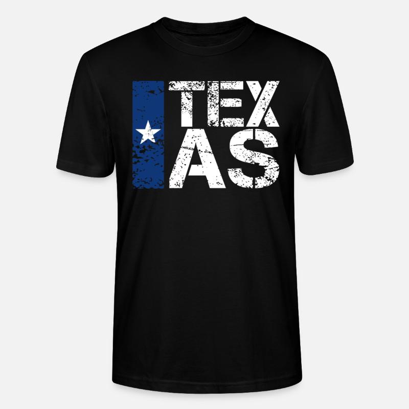 Texas - Stanley/Stella Unisex Bio-T-Shirt CRAFTER - Schwarz