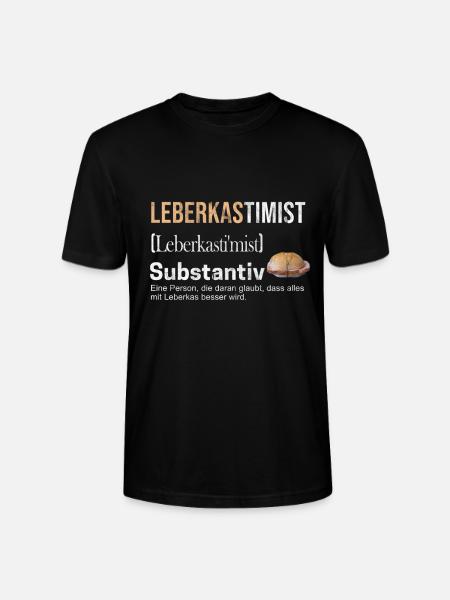 Leberkas - Stanley/Stella Unisex Bio-T-Shirt CRAFTER - Schwarz