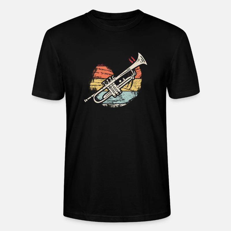 Trompete - Stanley/Stella Unisex Bio-T-Shirt CRAFTER - Schwarz