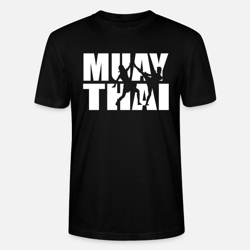 Muay Thai - Stanley/Stella Unisex Bio-T-Shirt CRAFTER - Schwarz