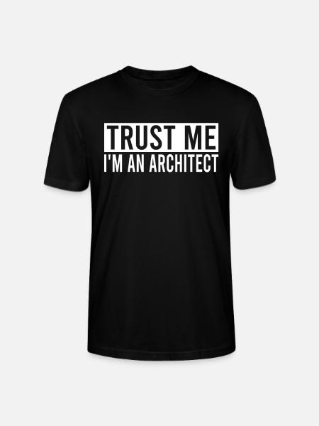 Architecte drôle architecte disant cadeau - T-shirt bio CRAFTER Stanley Stella Unisexe - noir