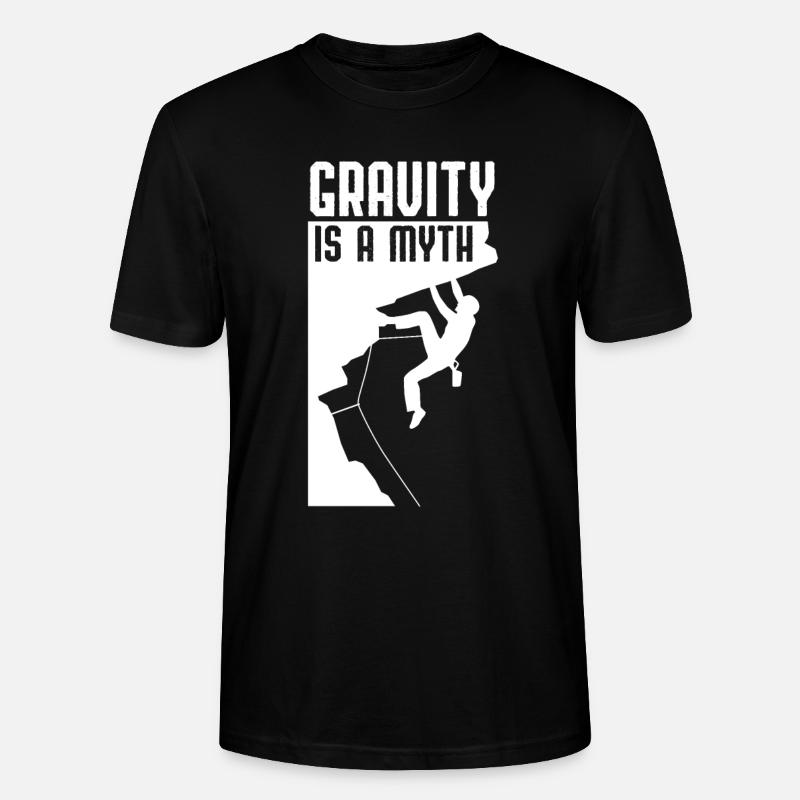 Boulder, , Climbing Gift Idea I - Stanley/Stella CRAFTER Unisex Organic T-Shirt - black