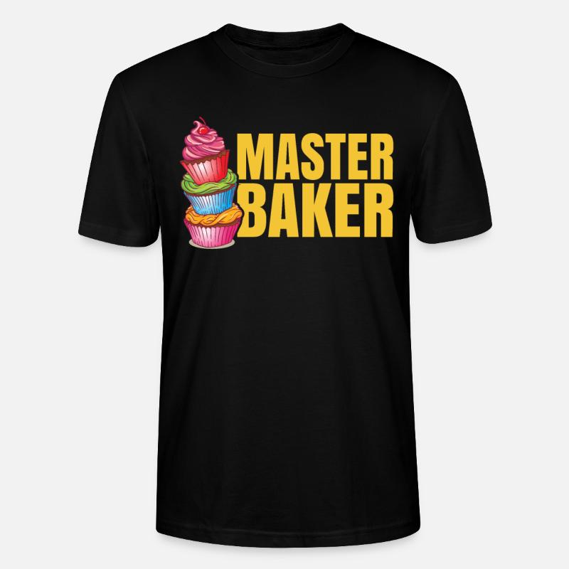 Bäckermeister - Backen Bäcker Bäckerin Cupcake - Stanley/Stella Unisex Bio-T-Shirt CRAFTER - Schwarz