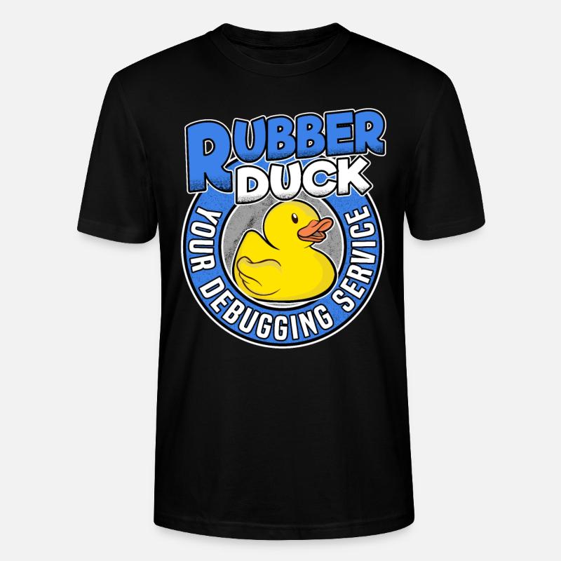 Programmeurs Canard Programmation Debugging Drôle - T-shirt bio CRAFTER Stanley Stella Unisexe - noir