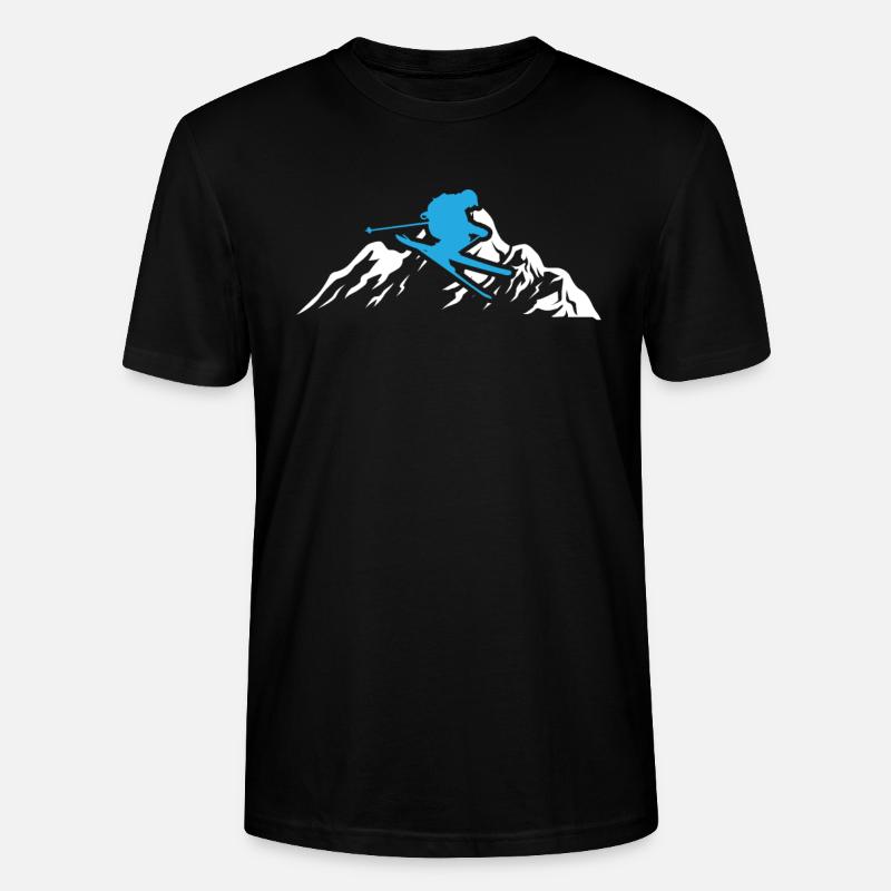 Ski - Stanley/Stella Unisex Bio-T-Shirt CRAFTER - Schwarz