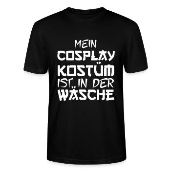 Anime - Stanley/Stella Unisex Bio-T-Shirt CRAFTER - Schwarz - Vorne - Alina (178cm) & Michal (187cm)