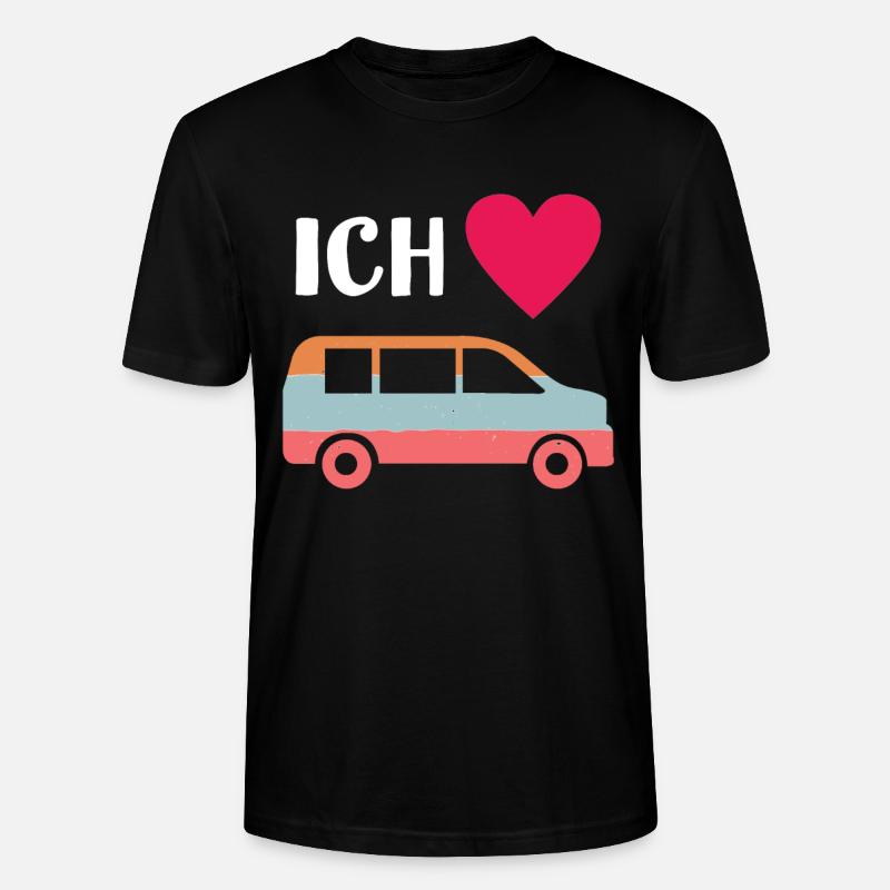 Van - Bus - Liebe - Transporter - Stanley/Stella Unisex Bio-T-Shirt CRAFTER - Schwarz