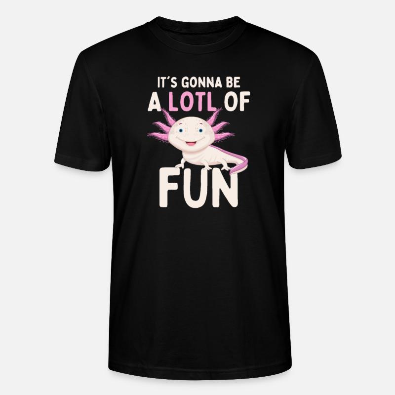 Axolotl - T-shirt bio CRAFTER Stanley Stella Unisexe - noir