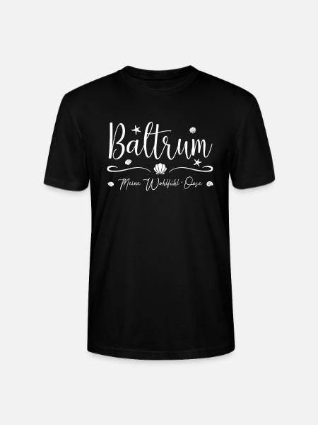 My of wellbeing - Baltrum Island - Stanley/Stella CRAFTER Unisex Organic T-Shirt - black