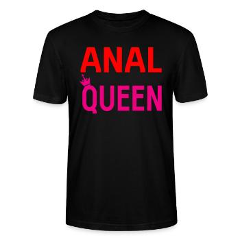 Sex Saying Anal Porn Swinger - Stanley/Stella CRAFTER Unisex Organic T-Shirt - black - Front - Alina (178cm) & Michal (187cm)